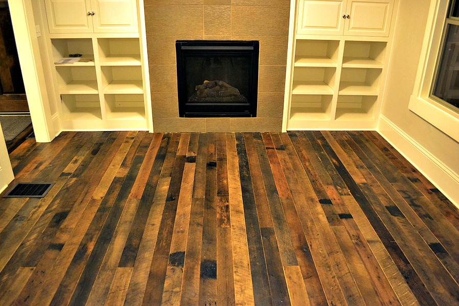 reclaimed wood floor