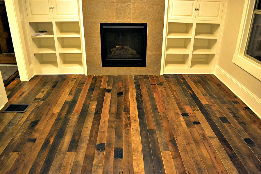Reclaimed Wood For Flooring Wizmops, Reclaimed Hardwood Flooring Cost